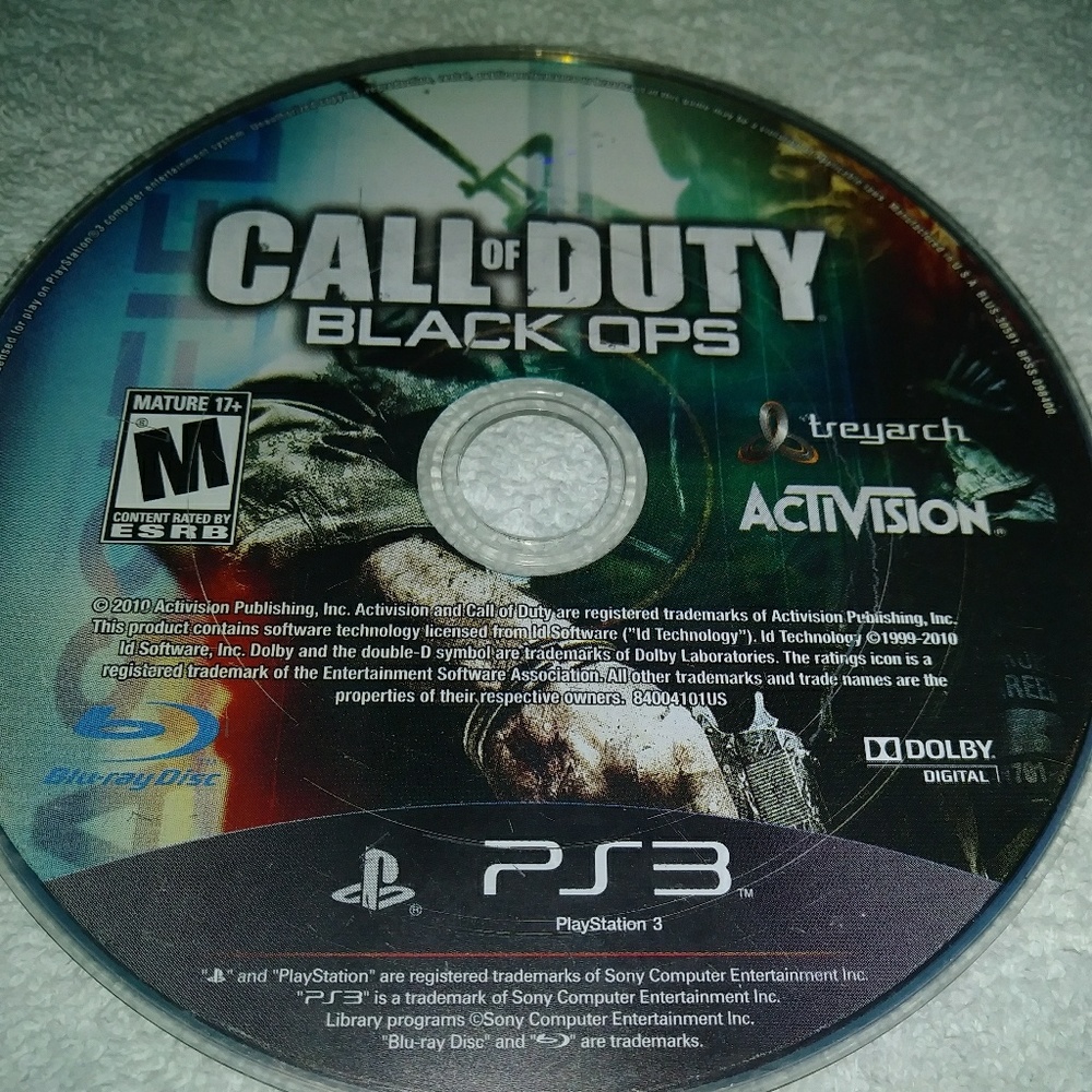 Ps3 Call of duty black opps